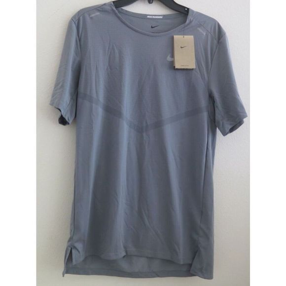 Nike CZ9184 085 Men's Sz S Gray Dri-FIT ADV Techknit Ultra Running T-Shirt - Picture 4 of 6